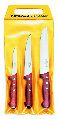 Messer-Set, Holzgriff, 3-teilig